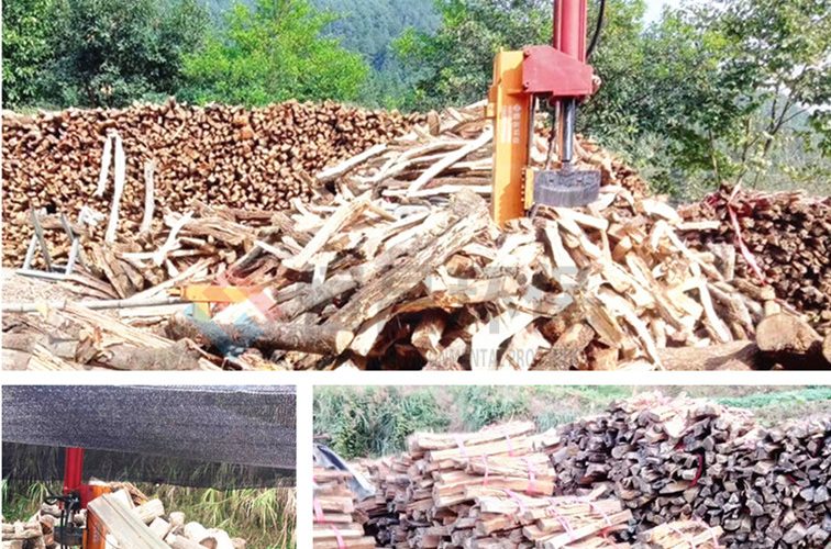 Cutting and Drying Logs