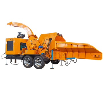 Mobile wood Branch Crusher