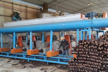 biomass sawdust charcoal production line