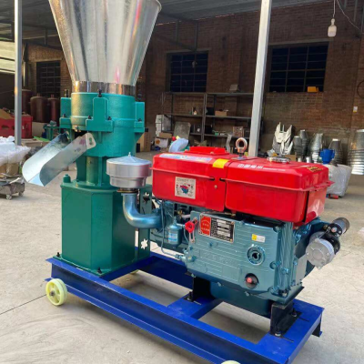 wood pellet machine diesel engine