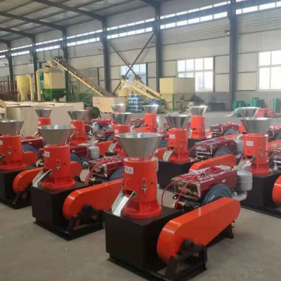 wood pellet machine diesel engine